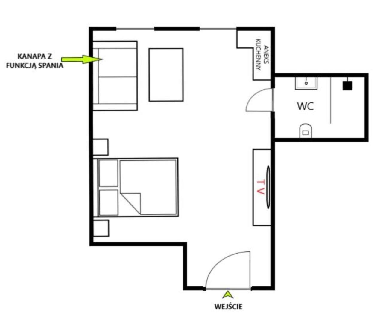 Apartamenty Na Blichu - Noclegi Energylandia 扎托尔 外观 照片